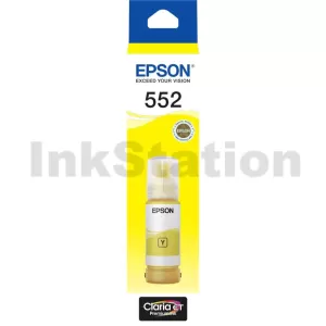 Genuine Epson T552 Claria EcoTank Yellow Ink Bottle C13T06W492
