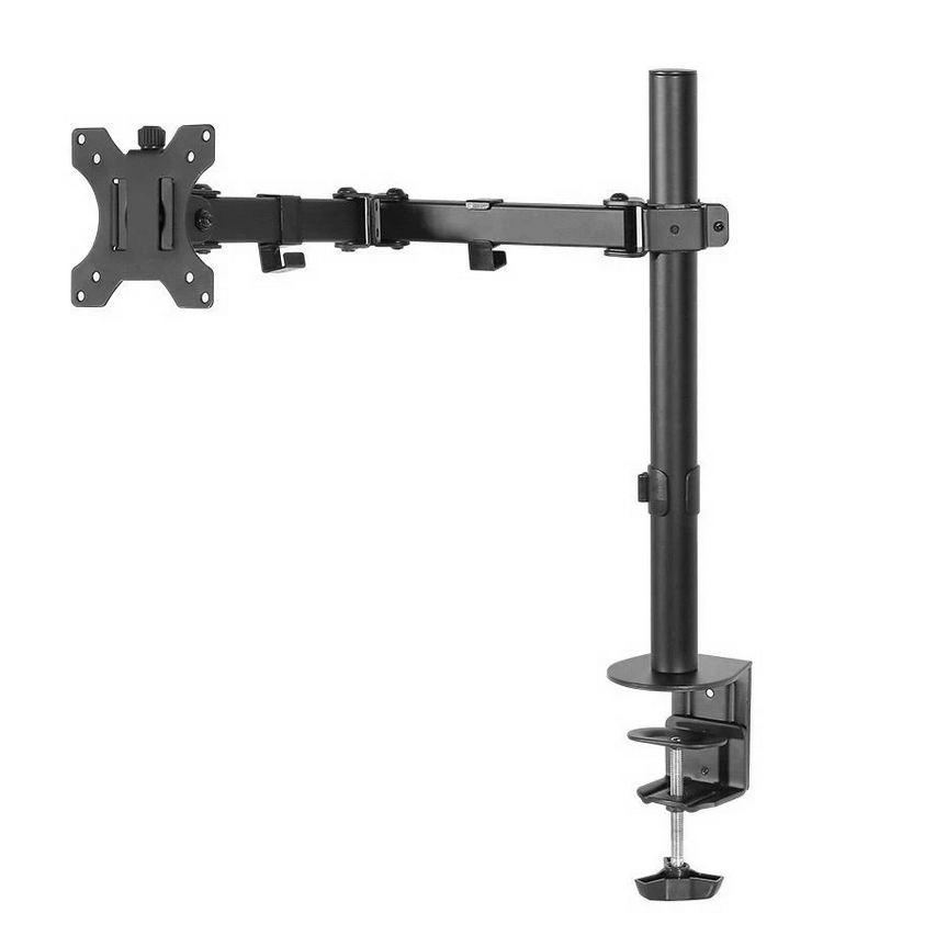 Monitor Desk Mount Bracket Full Motion Adjustable Single Arm for ...