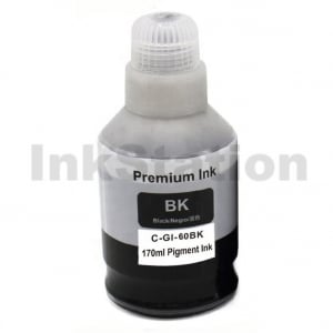 Compatible Canon GI60PGBK Black Ink Bottle 170ML