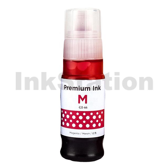 Canon 4Pack Genuine GI66 Ink Bottle Combo [1BK,1C,1M,1Y] Ink