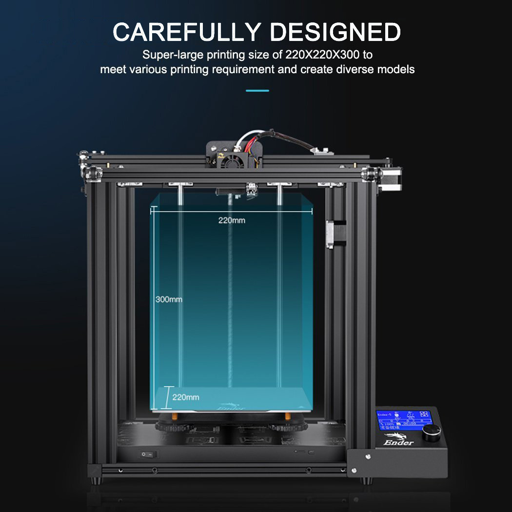 Creality Ender 5 Resume Printing High Precision 3D Printer - Ink Station