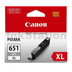 Canon CLI-651XLGY Genuine Grey High Yield Inkjet Cartridge