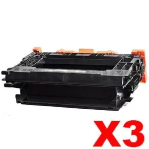 3 x HP CF237Y (37Y) Compatible Black Extra High Yield Toner Cartridge - 41,000 Pages
