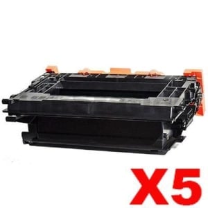 5 x HP CF237Y (37Y) Compatible Black Extra High Yield Toner Cartridge - 41,000 Pages