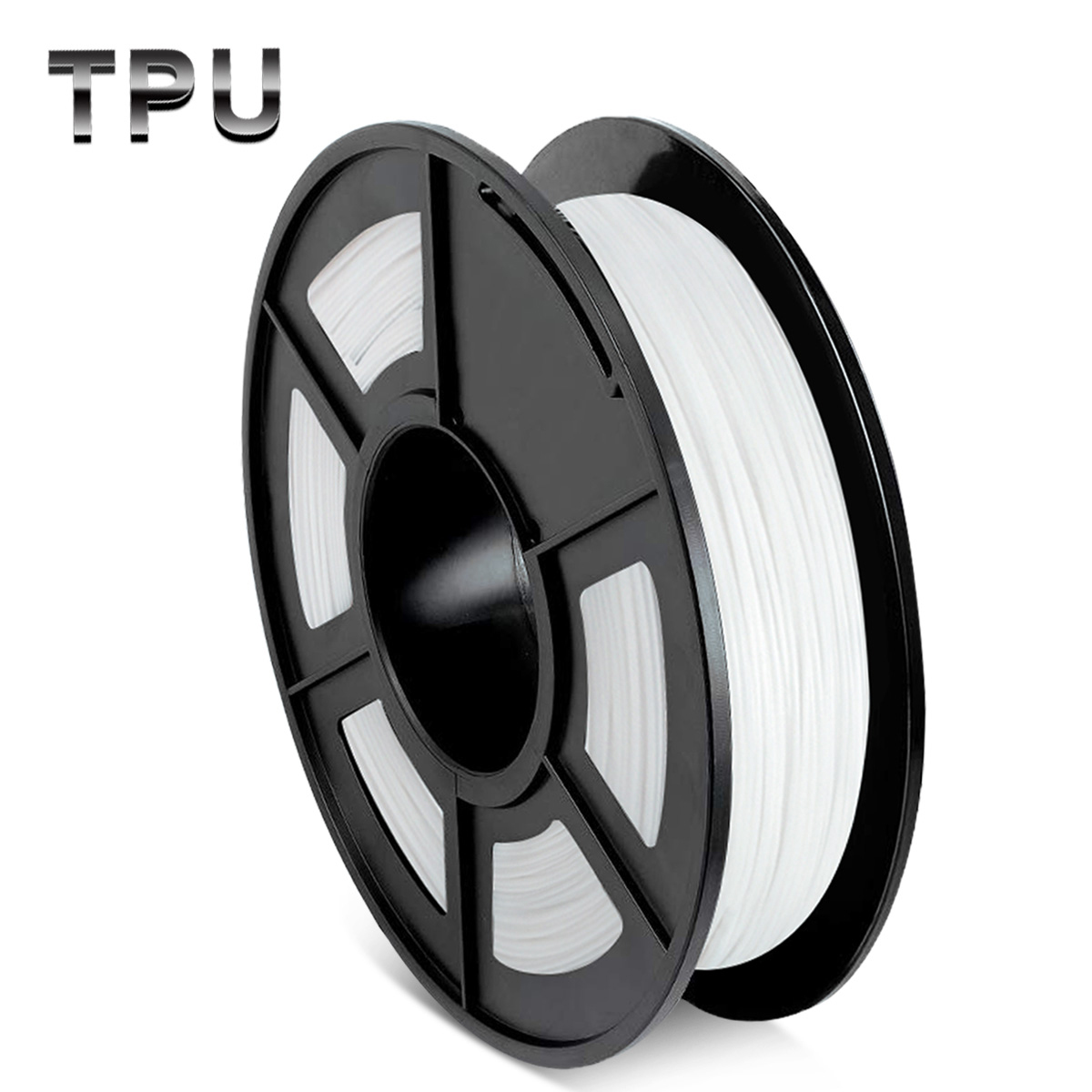 1 x TPU 3D Filament 1.75mm White - 0.5KG - Ink Station