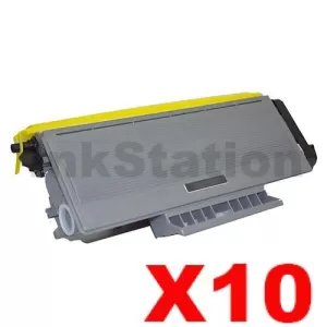 10 x Compatible Brother TN-3290 Black High Yield Toner Cartridge - 8,000 pages