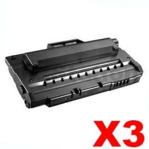 3 x Dell 1600 Black Compatible Laser Toner Cartridge - 3,000 pages