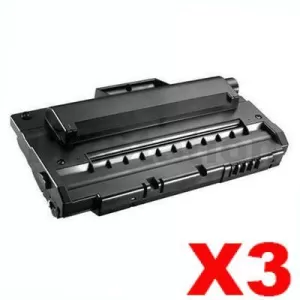 3 x Dell 1600 Black Compatible Laser Toner Cartridge - 3,000 pages