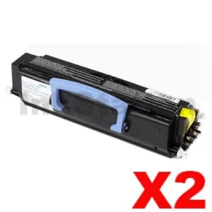 2 x Dell 2230D Compatible Black Toner Cartridge - 3,500 pages