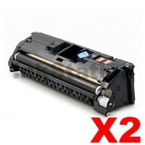 2 x Canon LBP 5200 / MFC 8180 (CART-301BK) Compatible Black Toner Cartridge - 5,000 pages
