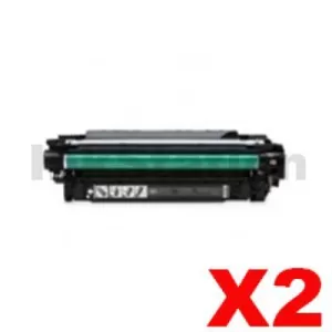 2 x Canon LBP 7018C (CART-329BK) Compatible Black Toner Cartridge - 1,200 Pages