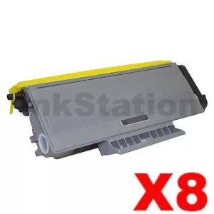 8 x Compatible Brother TN-3290 Black High Yield Toner Cartridge - 8,000 pages