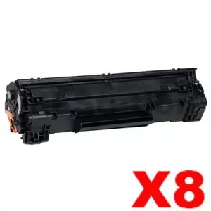 8 x Canon CART-313 Black Compatible Toner Cartridge 2,000 Pages