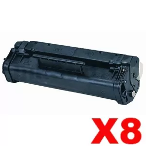 8 x HP C3906A (06A) Compatible Black Toner Cartridge - 2,500 Pages