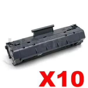 10 x HP C4092A (92A) Compatible Black Toner Cartridge - 2,500 Pages