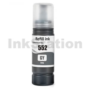 Compatible for Epson T552 EcoTank Grey Ink Bottle C13T06W592