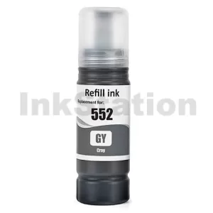 Compatible for Epson T552 EcoTank Grey Ink Bottle C13T06W592
