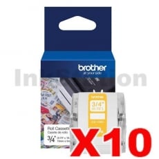 Brother CZ-1003 Genuine Full Colour Continuous Paper Label Roll ...