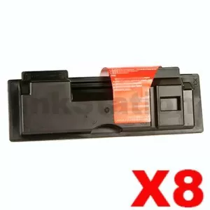 8 x Non-Genuine TK-144 Black Toner Cartridge For Kyocera FS-1100 - 4,000 pages
