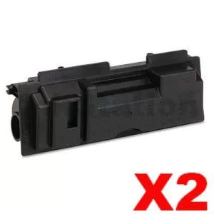 2 x Non-Genuine TK-18 Black Laser Toner Cartridge For Kyocera FS-1020D, FS-1020DN, FS-1118MFP, KM-1500, KM-1815, KM-1820 - 7,200 pages