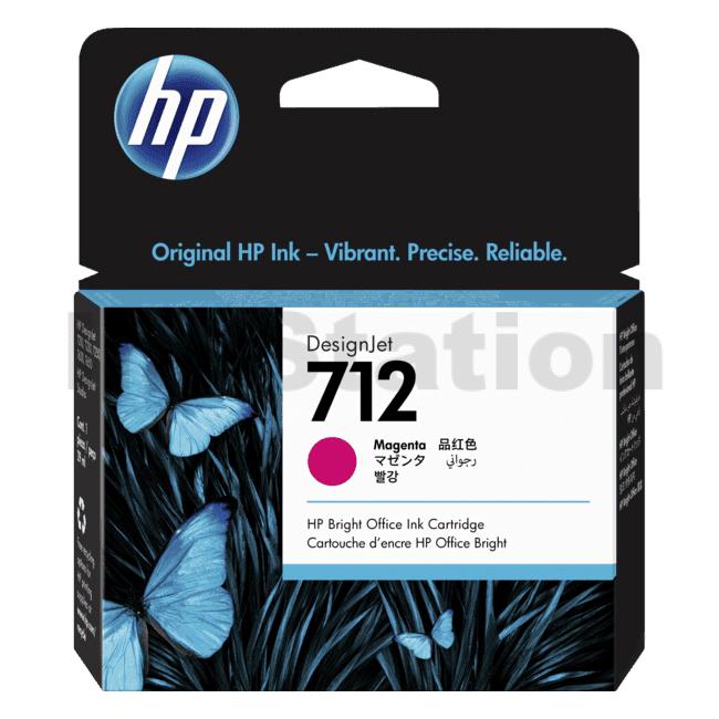 HP 712 Genuine Magenta Inkjet Cartridge 3ED68A 29ml - Ink Cartridges ...