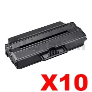 10 x Compatible Samsung ML2950ND, SCX4729ND (MLT-D103L 103) Black High Yield Toner Cartridge SU718A - 2,500 pages