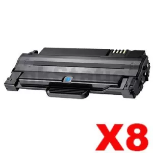 8 x Compatible Samsung ML-1915/2520/2525/2540/2540/2545/2580N/SCX-4623F (MLT-D105L 105L) Black Toner Cartridge SU768A - 2,500 pages