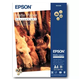 Epson C13S041256 Genuine Heavy Weight Matte Photo Paper 167gsm A4 - 50 sheets
