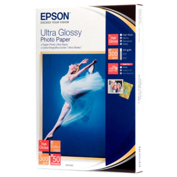 Photo Papers Epson S041943 Genuine Ultra Glossy Photo Paper 300gsm 4