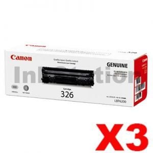 3 x Genuine Canon CART-326 Toner Cartridge - 2,100 pages