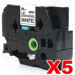 Brother 5 x TZe-S261 Compatible 36mm 