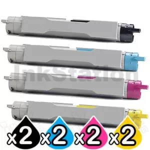 2 sets of 4-Pack Fuji Xerox DocuPrint C2535A Compatible Toner Cartridge [2BK,2C,2M,2Y]