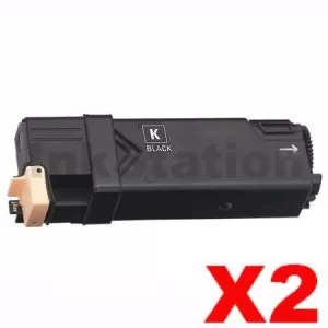 2 x Fuji Xerox DocuPrint C1190 Compatible Black Toner Cartridge - 3,000 pages (CT201260)