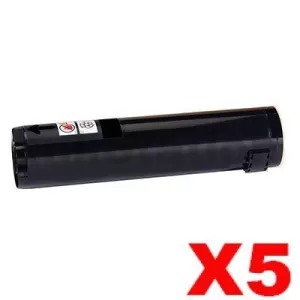 5 x Fuji Xerox DocuCentre C250 C360 C450 Compatible Black Toner Cartridge CT200539 - 26,000 pages