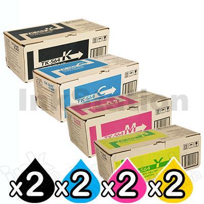 4 Pack Genuine TK-564 Toner Cartridges 