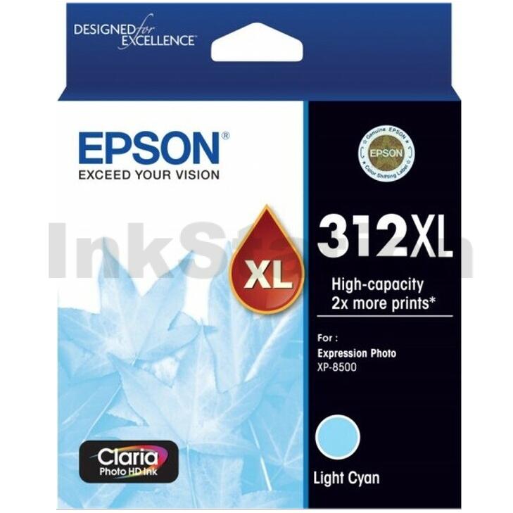 Epson 312xl C13t183592 Genuine Light Cyan High Yield Inkjet Cartridge Ink Cartridges 9227