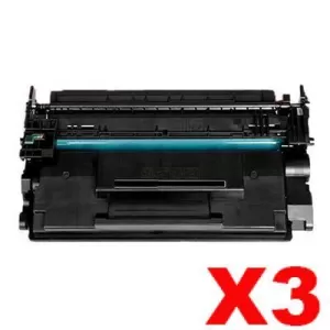 3 x HP 89A CF289A Compatible Black Toner Cartridge - 5,000 Pages