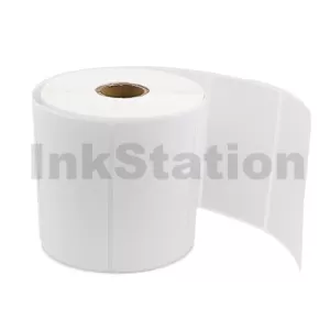 1 Roll Compatible Brother RD-S03C1 Black Text on White Die Cut Paper Label Roll 102mm x 51mm - 810 labels per roll
