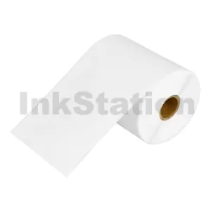 1 Roll Compatible Brother RD-S01C2 Black Text on White Label Roll Continuous 102mm x 42.8m