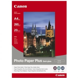 Canon SG201A4 Genuine Photo Paper Plus Semigloss 260gsm A4 - 20 sheets