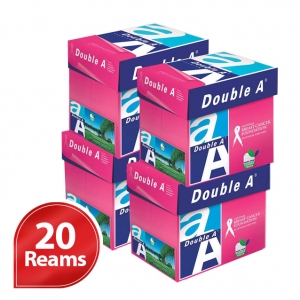 A4 Copy Paper 80gsm Double A White Ream of 500 sheets - Impact