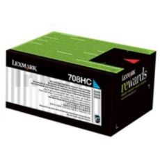 1 x Lexmark (70C8HC0) Genuine CS310 / CS410 / CS510 Cyan High Yield Toner Cartridge - 3,000 pages