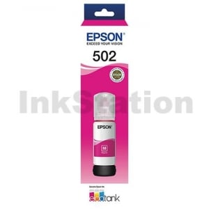 Genuine Epson T502 EcoTank Magenta Ink Bottle [C13T03K392]