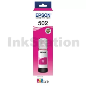 Genuine Epson T502 EcoTank Magenta Ink Bottle [C13T03K392]