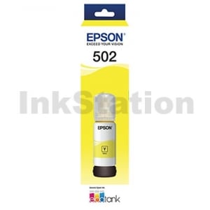 Genuine Epson T502 EcoTank Yellow Ink Bottle [C13T03K492]