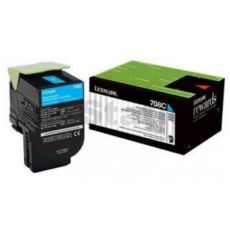 1 x Lexmark (70C80C0) Genuine CS310 / CS410 / CS510 Cyan Standard Yield Toner Cartridge - 1,000 pages