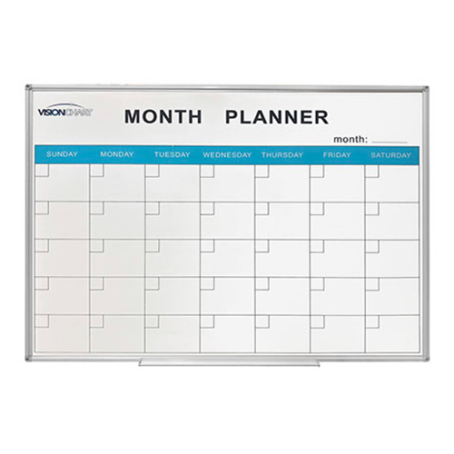 Visionchart Deluxe Perpetual Month Planner Vmp100 1200x900mm - Ink Station