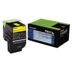 1 x Lexmark (70C8XY0) Genuine CS510 Yellow Extra High Yield Toner Cartridge - 4,000 pages