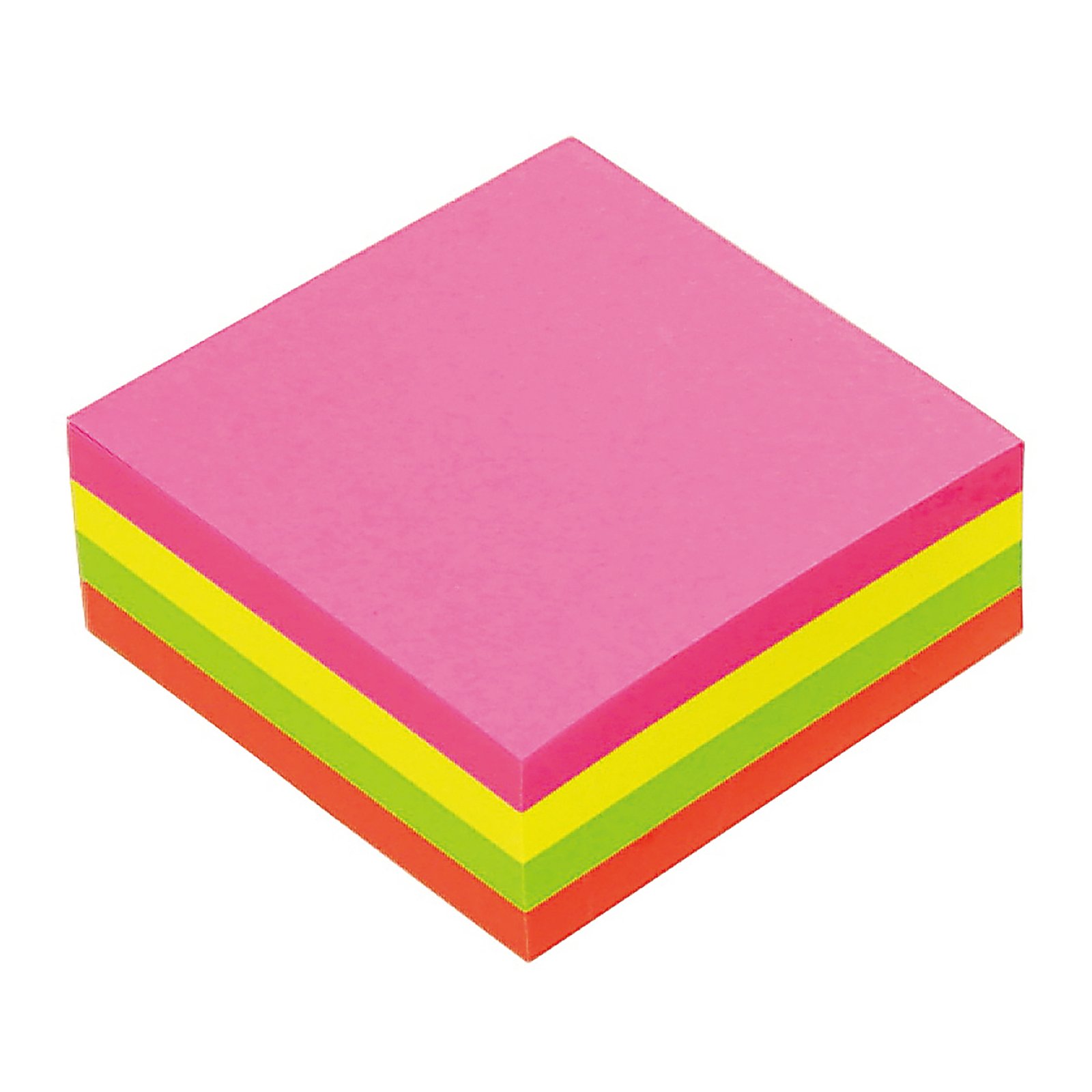 Marbig Sticky Notes Brilllant Cube 75x75mm 320 Sheet Assorted - InkStation