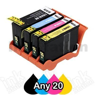 Lexmark Ink 150 Lexmark Any 20 Pack No.150XL Compatible Ink High Yield Cartridges - Ink ...